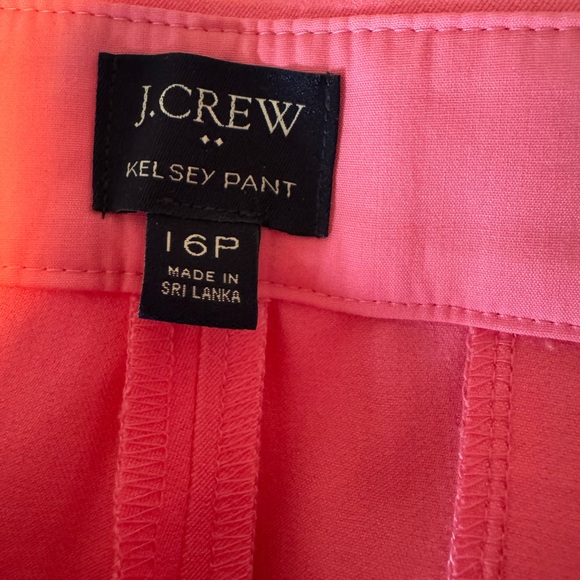 J. Crew Vibrant Pink Flare Pants - Picture 3 of 3